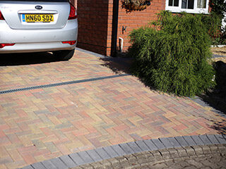 Block paving driveway company in Andover